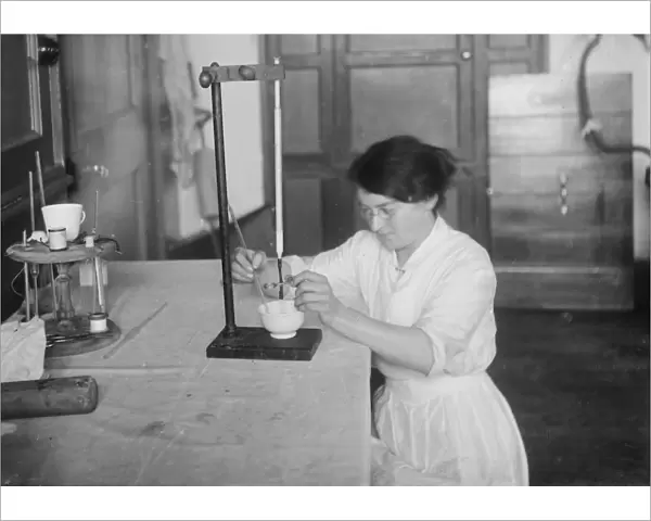 Laboratory, Truro Diocesan Training College, Agar Road, Truro, Cornwall. Probably early 1900s