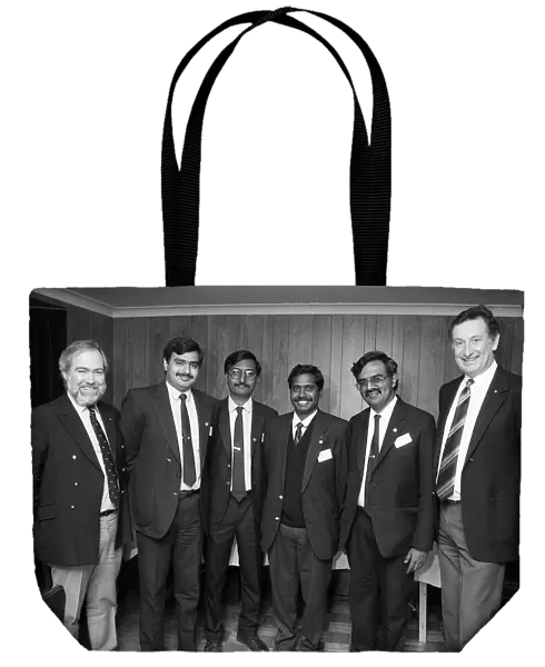 Rotarians from India visiting Lostwithiel, Cornwall. March 1993