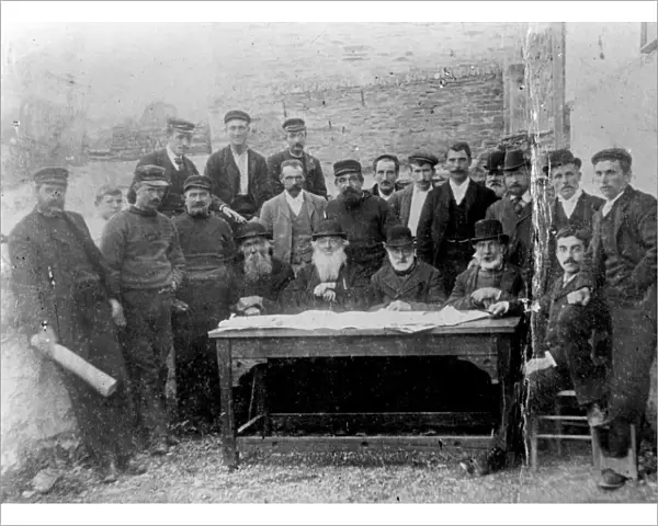 The Riots Group Committee, Newquay, Cornwall. 1897
