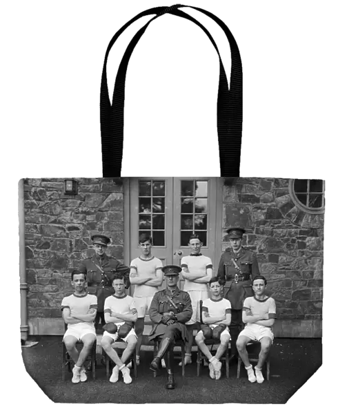 Boxing team, Truro Cathedral School, Truro, Cornwall. 20th February 1925