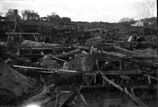 Amalbrea tin stream works, Towednack, Cornwall. 1920s