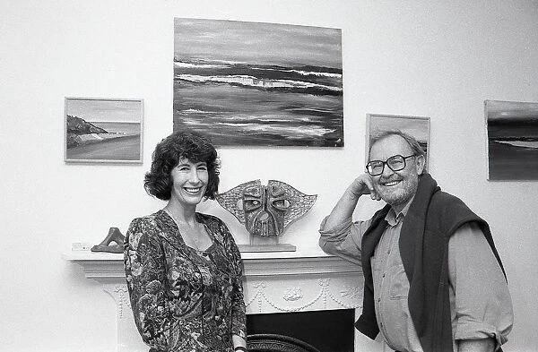 Artists at Dower House Gallery, Lostwithiel, Cornwall. November 1992