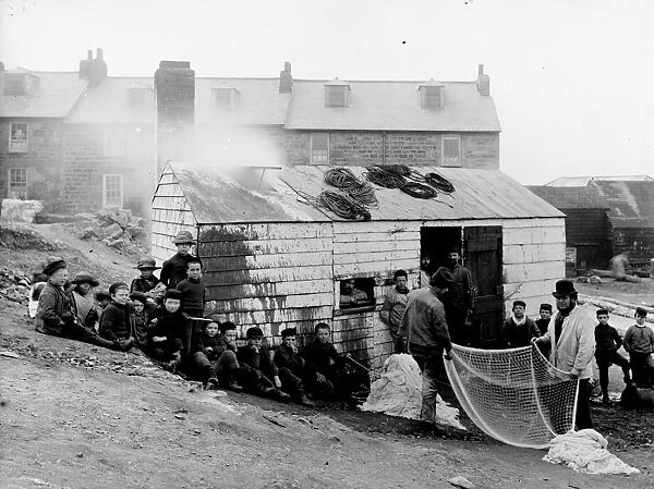 Bark House, St Ives, Cornwall. 1880s