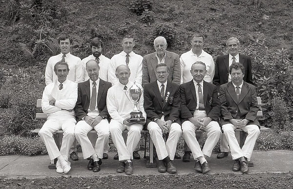 Bowling Club, Lostwithiel, Cornwall. September 1988