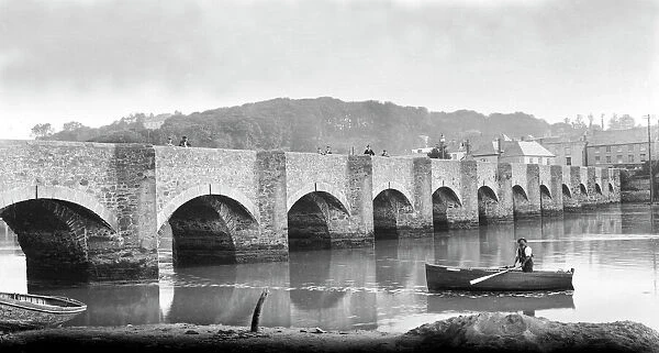 The bridge, Wadebridge, Cornwall. Early 1900s