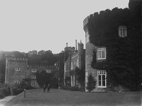 Caerhays Castle, St Michael Caerhays, Cornwall. Early 1900s