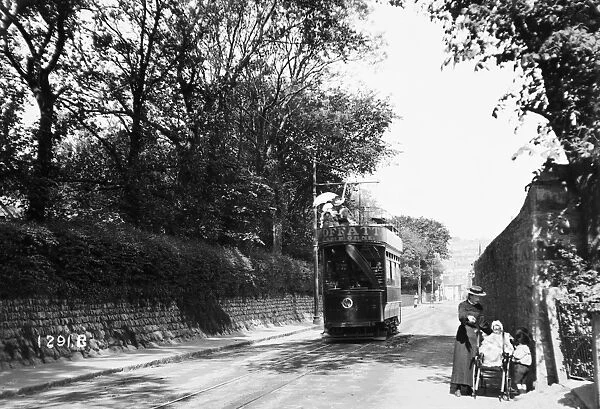 Camborne to Redruth tramway, Cornwall. 1904