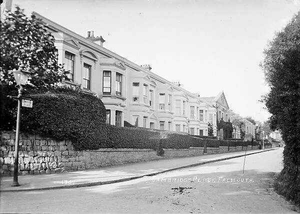 Cambridge Place, Falmouth, Cornwall. Early 1900s