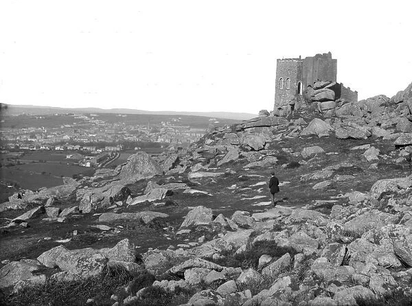Carn Brea Castle, Carn Brea, Illogan, Cornwall, 1900