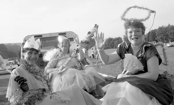 Carnival Entries, Lostwithiel, Cornwall. July 1990