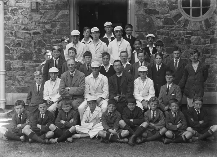 Framed Print : Cathedral School, Cathedral Green, Truro, Cornwall. Around 1922