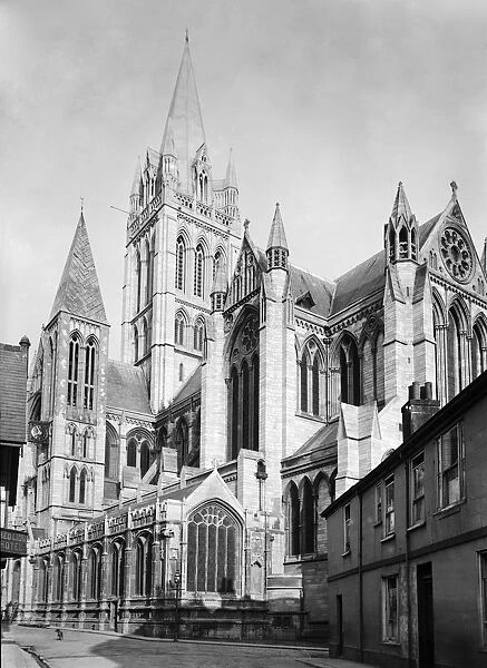 The Cathedral, Truro, Cornwall. Between 1903-1909