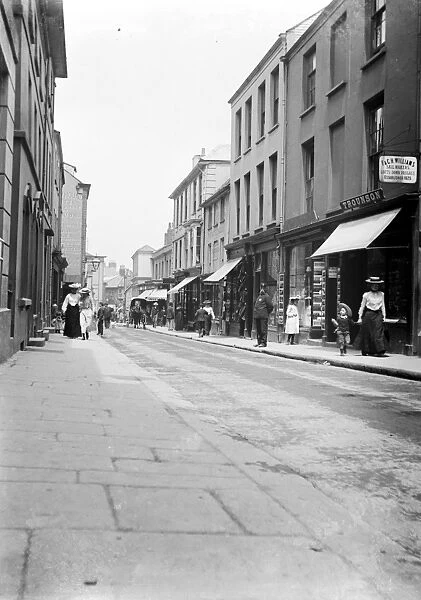 Church Street, Falmouth, Cornwall. Early 1900s