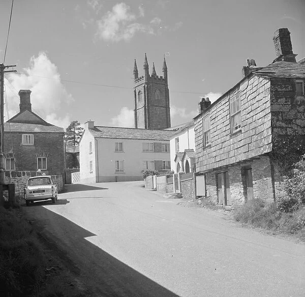 Churchtown, North Hill, Cornwall. 1969