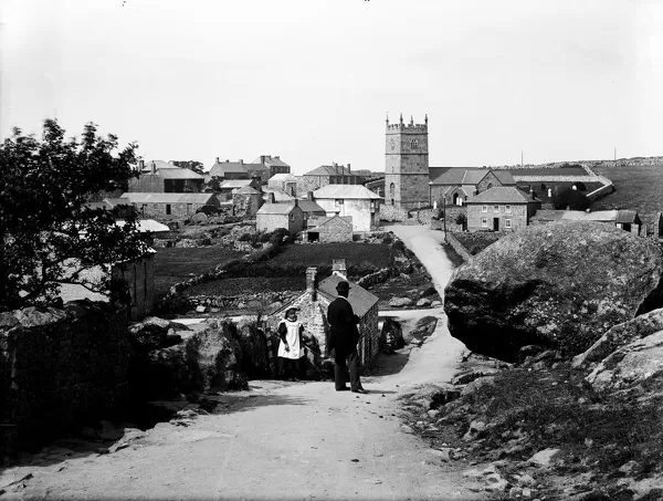 Churchtown, Zennor, Cornwall. 1897