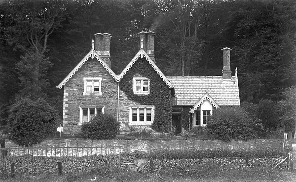 The Clerk of Works cottage, Tregothnan, St Michael Penkivel, Cornwall. Date unknown but probably early 1900s