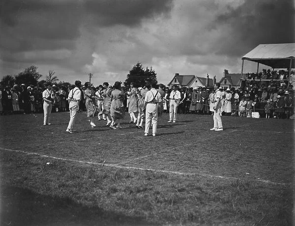 Cornish Folk-dance Festival at Treyew Road, Truro, Cornwall. 26th May 1923