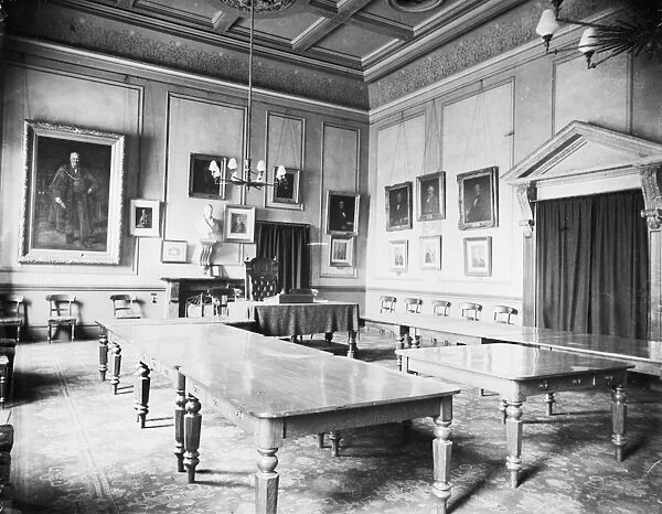 Council chamber, Truro, Cornwall. Pre 1914
