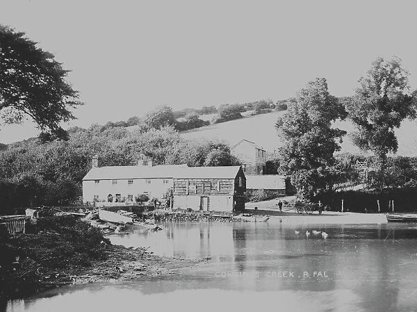Cowlings Mill, Cowlands Creek, Kea, Cornwall. Around 1910