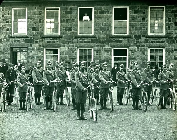Cyclists in Camborne. Early 1900s