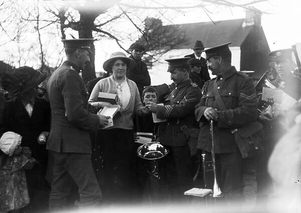 DCLI recruiting march, Cornwall. 1915