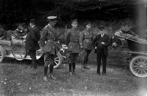 DCLI Recruiting march, Perranarworthal, Cornwall. 2nd July 1915