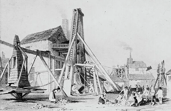 Dolcoath Mine, Camborne, Cornwall. 1831