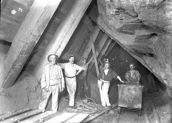 Dolcoath Mine, Camborne, Cornwall. March 1903