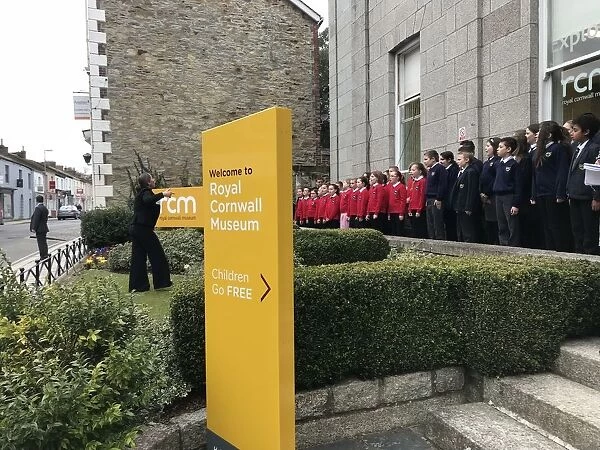 Duke of Cornwalls arrival at the Royal Cornwall Museum to mark the bicentenary year of the Royal Institution of Cornwall, River Street, Truro, Cornwall. 22nd March 2018
