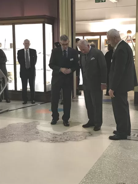 Duke of Cornwalls visit to the Royal Cornwall Museum to mark the bicentenary year of the Royal Institution of Cornwall, River Street, Truro, Cornwall. 22nd March 2018