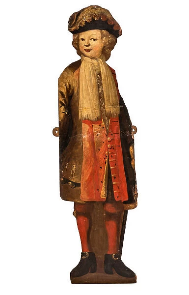 Dummy Board of a Boy in Costume of the William and Mary Period