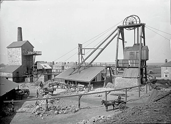 East Pool Mine, Illogan, Cornwall. 1895