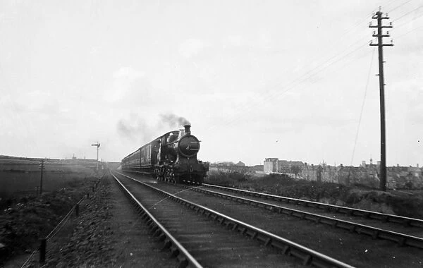 Express passenger train Trevingey, Redruth, Cornwall. Early 1900s