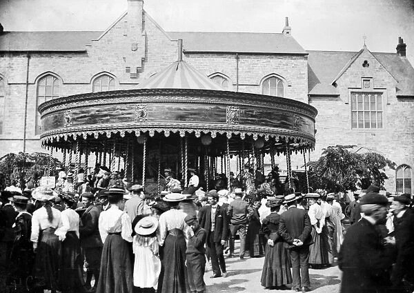 A Fair, Truro, Cornwall. About 1900