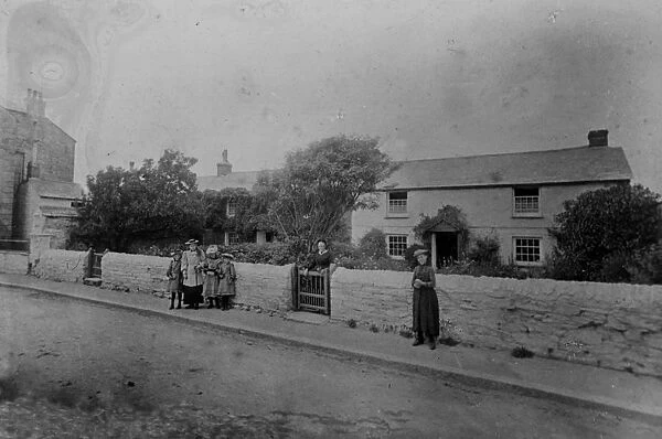 First Post office, probably Bank Street, or Beachfield Avenue, Newquay, Cornwall. about 1905