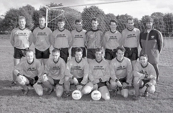 Football Team, Lostwithiel, Cornwall. November 1992
