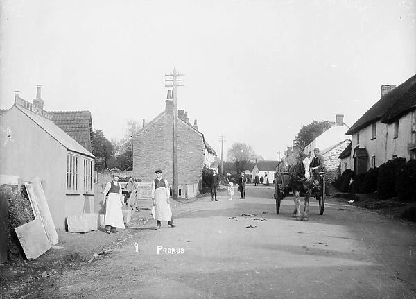 Fore Street, Probus, Cornwall. Around 1913