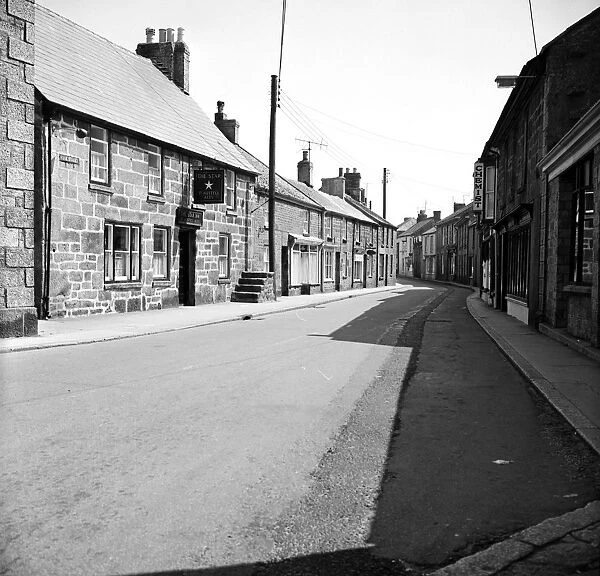 Fore Street, St Just in Penwith, Cornwall. 1967