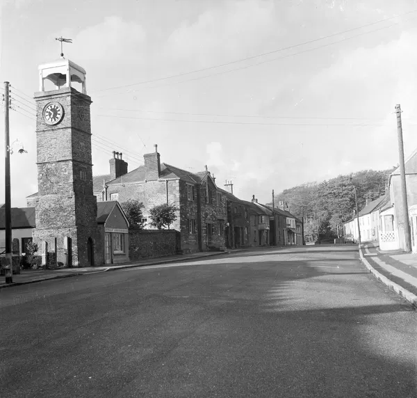 Fore Street, Tregony, Cornwall. 1957