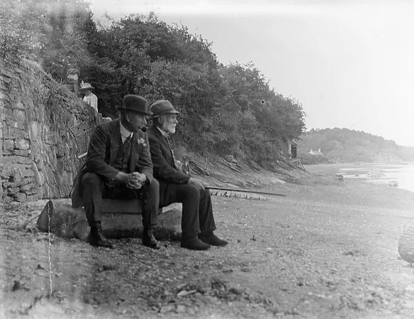 The foreshore, Malpas, Cornwall. Early 1900s