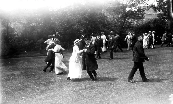 Furry Dance (Flora Day), Helston, Cornwall. Early 1900s