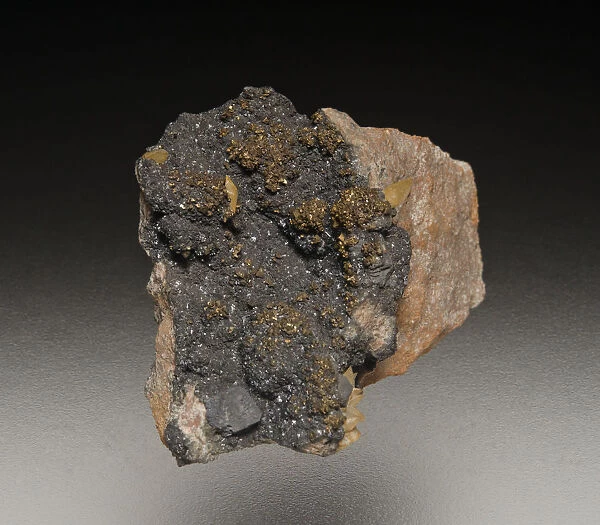 Galena with Calcite, Sphalerite and Pyrite, Staunton Harold, Leicestershire, England