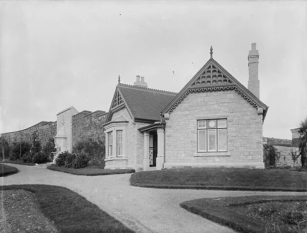 The Gardeners house, Victoria Gardens, Truro, Cornwall. Probably around 1910