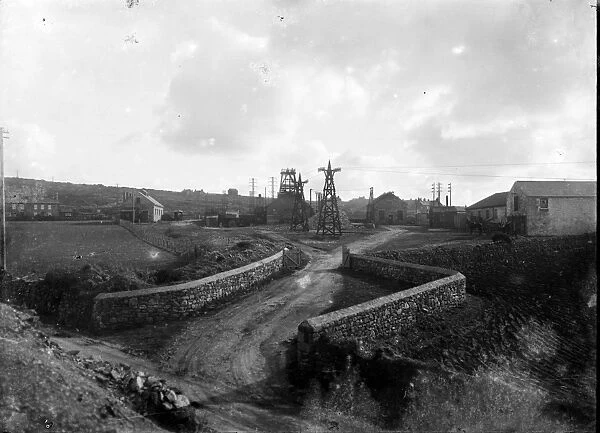 Geevor Mine, Pendeen, St Just in Penwith, Cornwall. Around 1922