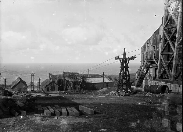 Geevor Mine, Pendeen, St Just in Penwith, Cornwall. Around 1925
