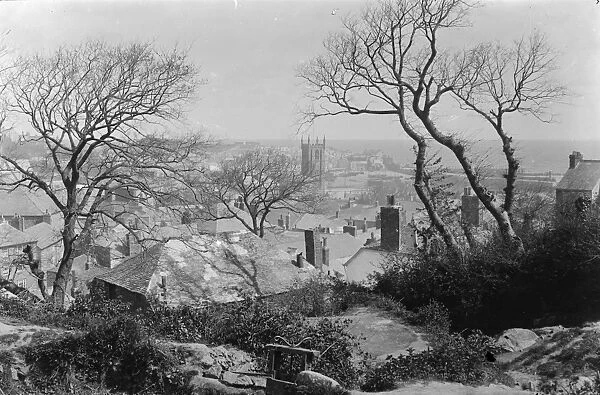 General view over St Ives, Cornwall. Date unknown