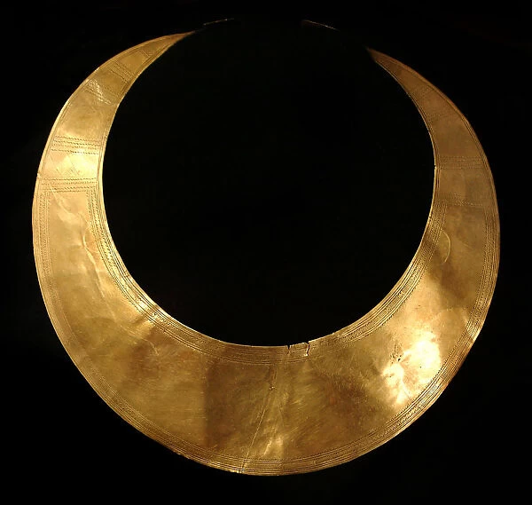 Gold Lunula, Early Bronze Age, St Juliot, Cornwall