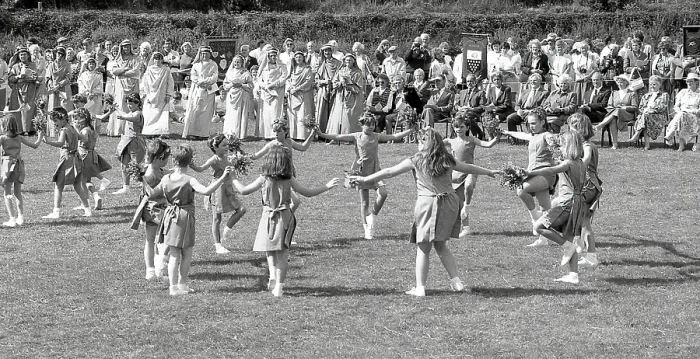 Framed Print : Gorsedh Kernow Bardic ceremony, Lostwithiel, Cornwall. September 1989