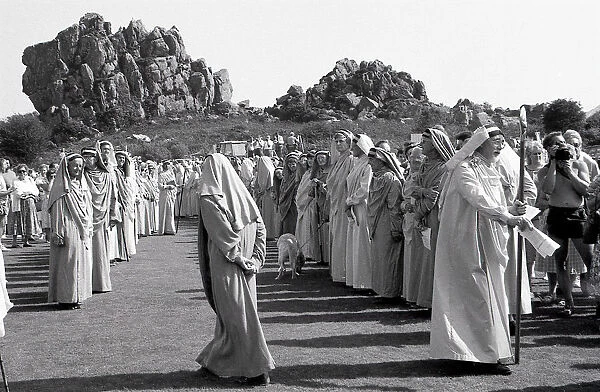 Gorsedh Kernow Bardic ceremony, Roche, Cornwall. September 1991
