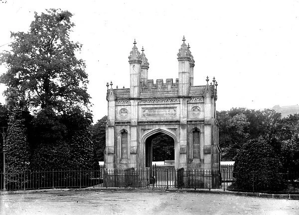 Grylls Memorial Gate, Helston, Cornwall. Early 1900s
